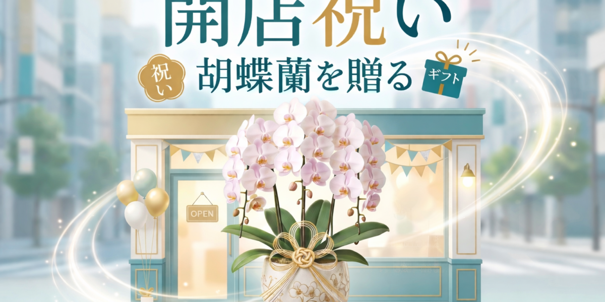 開店祝い胡蝶蘭